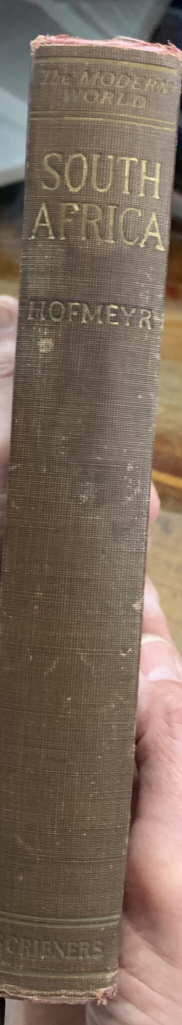 SOUTH AFRICA - JAN H. HOFMEYR, 1931, 1st edition- with fold out map