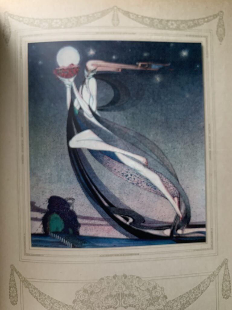 In Powder & Crinoline : Old Fairy Tales retold by Sir Arthur Quiller-Couch ; illustrated by Kay Nielsen. - Image 5