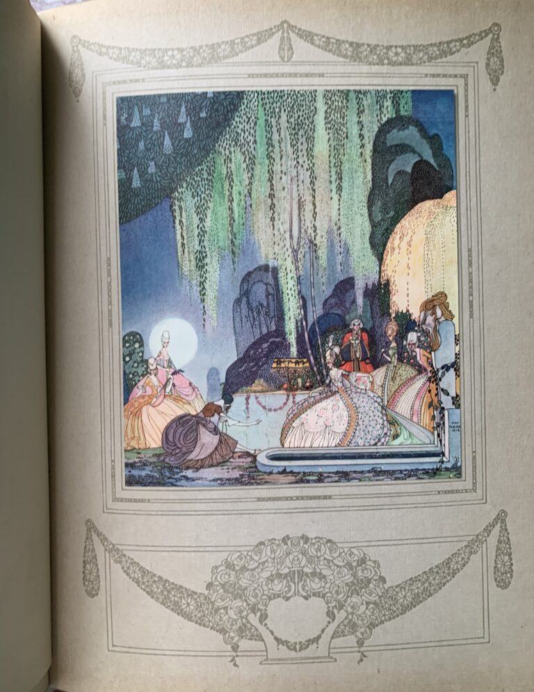 In Powder & Crinoline : Old Fairy Tales retold by Sir Arthur Quiller-Couch ; illustrated by Kay Nielsen. - Image 3