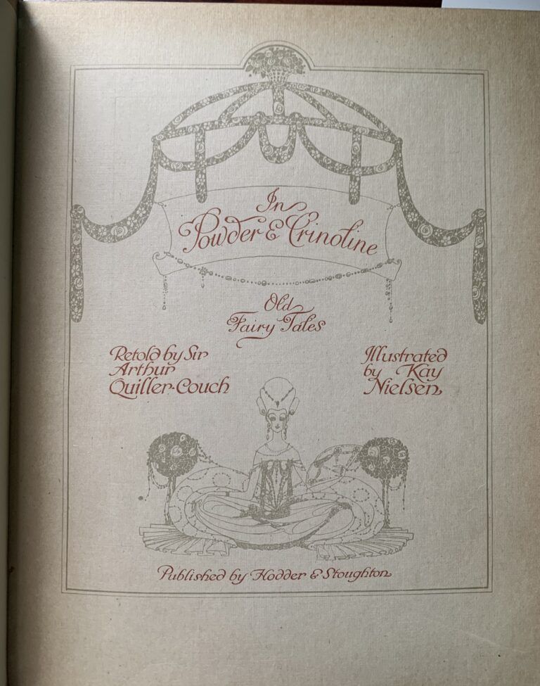 In Powder & Crinoline : Old Fairy Tales retold by Sir Arthur Quiller-Couch ; illustrated by Kay Nielsen. - Image 4