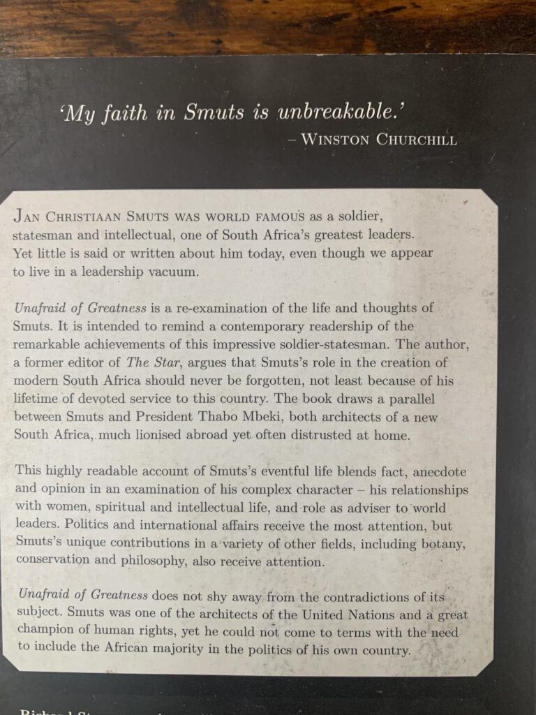 Jan Smuts: Unafraid of Greatness - Richard Steyn - Image 2
