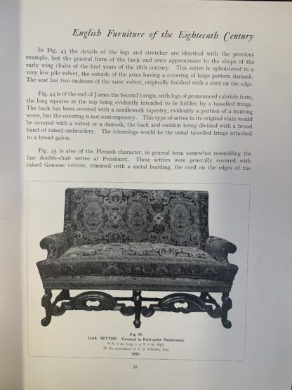 English Furniture of the Eighteenth Century, Volume 1 -  Herbert Cescinsky - Image 4
