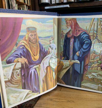 Holy Bible Freemason Masonic Master Reference Red Letter Edition Heirloom Blue leather - Image 3