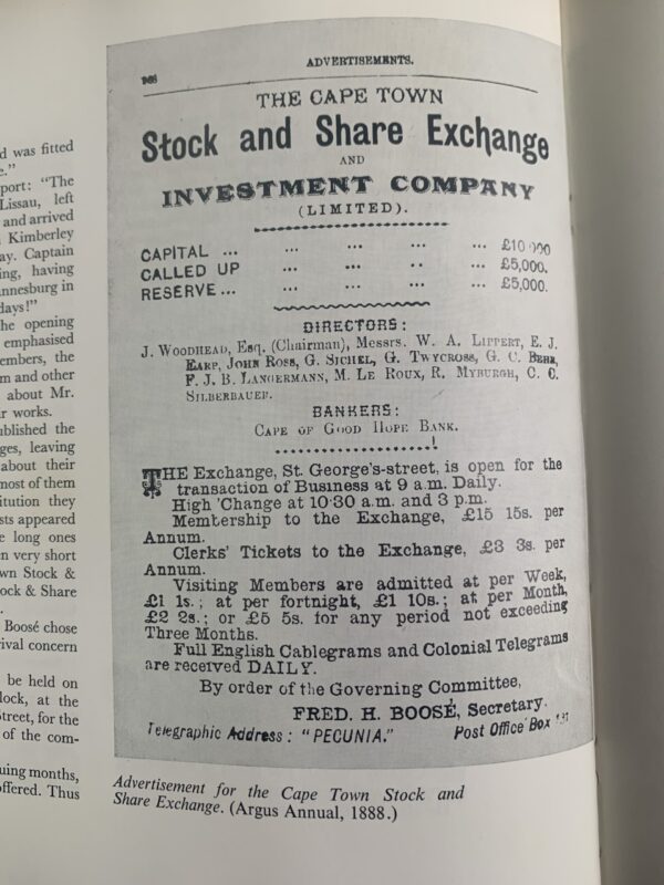 ON'CHANGE THROUGH THE YEARS A HISTORY OF SHARE DEALING IN SOUTH AFRICA` - ERIC ROSETHAL - Image 2