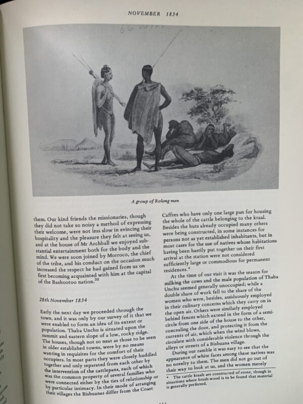 Andrew Smith's Journal of his expedition into the interior of South Africa 1834 - 1836 - Lye, William F (editor); with contemporary illustrations by Charles Davidson Bell - Image 5