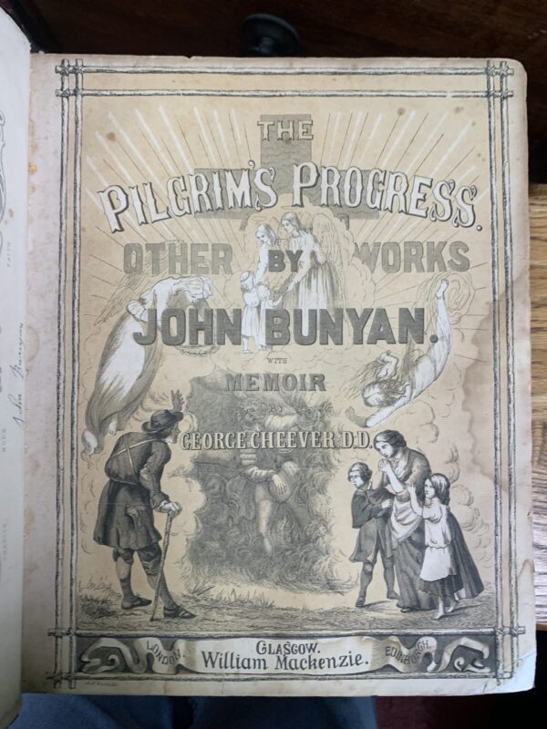 The Pilgrims Progress - John Bunyen with memoir by Gerge Cheever. D.D. 1861 - Image 3