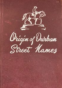 Origin of Durban street names - John McIntyre