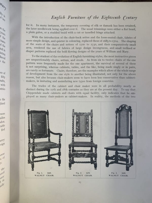 English Furniture of the Eighteenth Century, Volume 1 - Herbert Cescinsky - Image 3