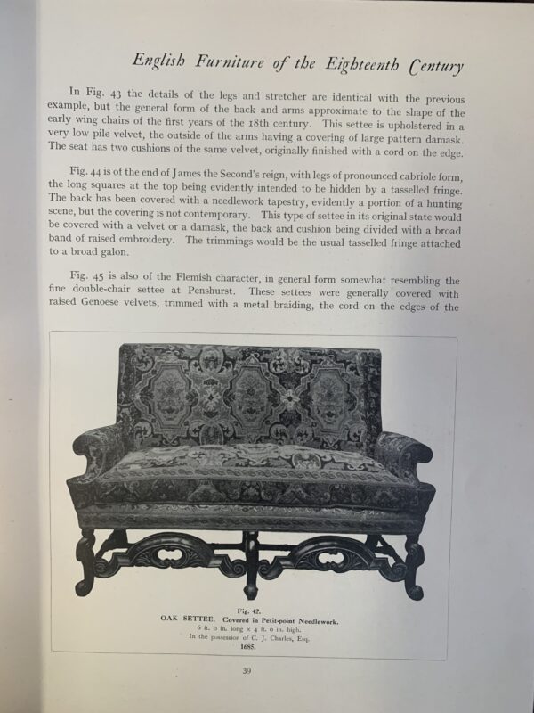 English Furniture of the Eighteenth Century, Volume 1 - Herbert Cescinsky - Image 4