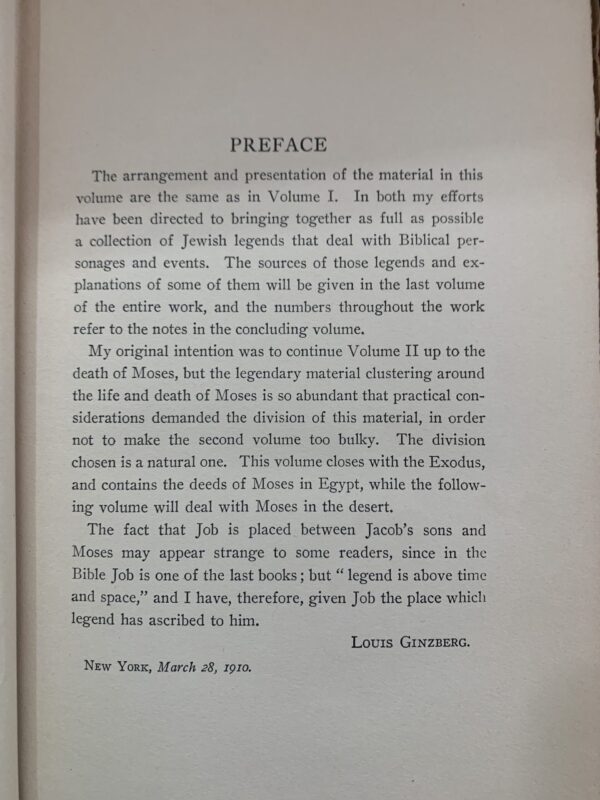 The Legends of the Jews, Vol 1&2 - Louis Ginzberg 1910 - Image 2