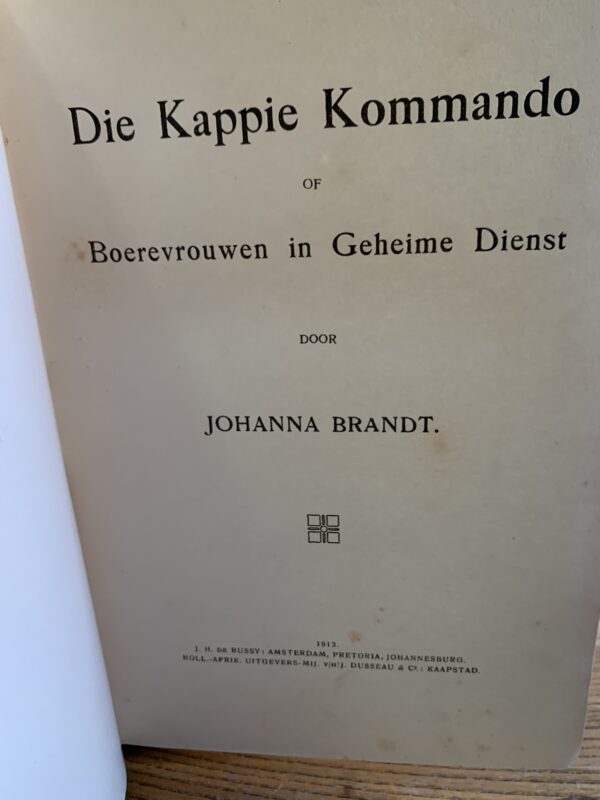 Die Kappie Kommando of Boerevrouwen in Geheime Dienst Brandt, Johanna - Image 2