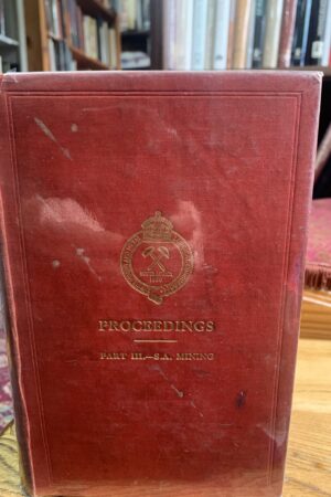 Third (Triennial) Empire Mining and Metallurgical Congress. held in South Africa, March 24th to May 9th, 1930 : Proceedings, Part 4 only. Papers and Discussions, General Vaughan, J.A. [Ed.]