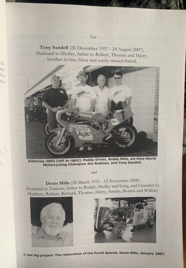 Paddy - Who? A Driver's Life of Bikes and Cars - Greg Mills (Signed by the author and friends) - Image 4