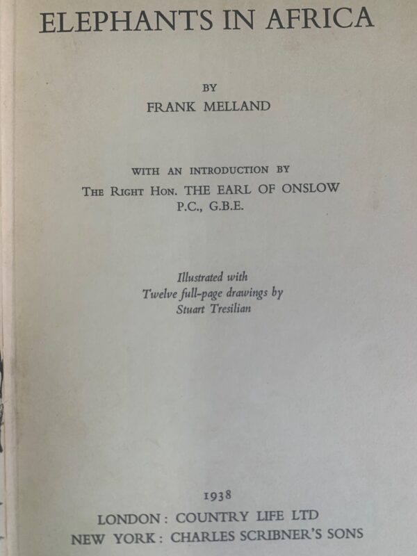 Elephants In Africa  Frank Melland 1st edition - Image 7