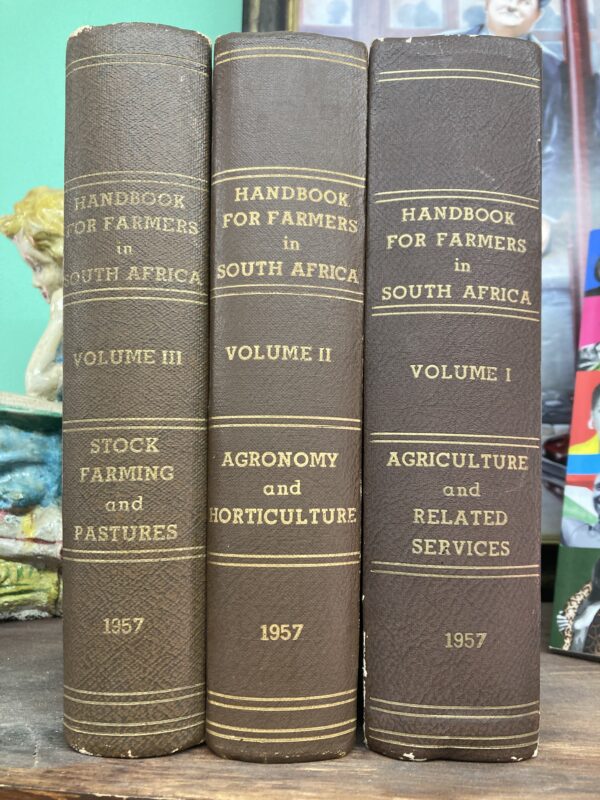 Handbook for Farmers in South Africa Volume I to III 1957 -