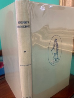 Stanfords Reminicenses - van Riebeeck society vol 11 1850-1885