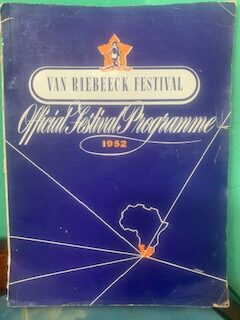 Van Riebeeck Festival 1952 official programme