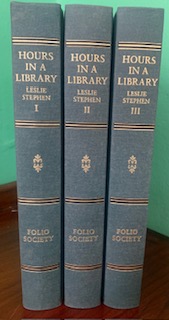 Hours in a Library - Leslie Stephen Folio society