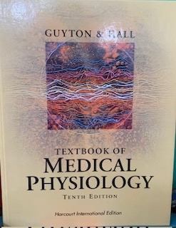 Medical Physiology: 10th (tenth) Edition by John E. [2000] Guyton, Arthur C., Hall (Author)  Format: Textbook Binding