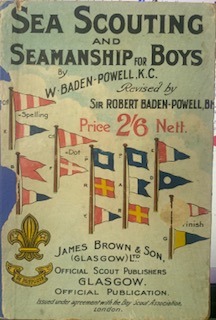 Very rare, Sea Scouting and Seamanship for Boys - Hardcover - W Baden-Powell revised by Robert Baden-Powell 1924 - Rare
