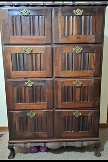 Solid Imbua Cabinet, Suitable for a stunning drinks cabinet, clothing or Office files